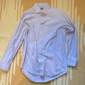 Sid Mashburn Sport Shirt - Purple Plaid - Large